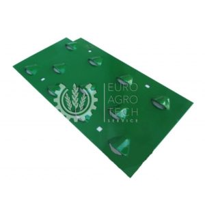 Плита ограничения, терка, правая, пресс-подборщик John Deere, Е49442